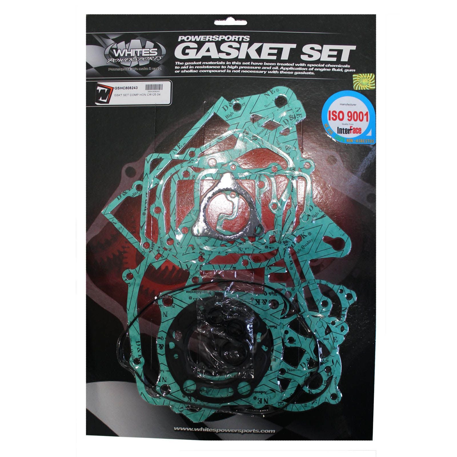 New WHITES Engine Complete Gasket Set For Honda CR125 04 #GSHC808243