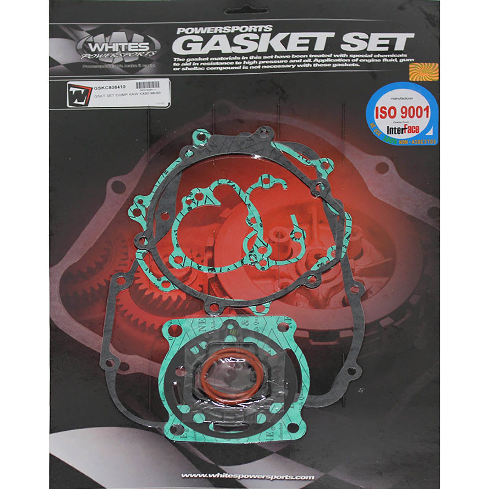 New WHITES Engine Complete Gasket Set For Kawasaki KX80 1998-2000 #GSKC808410