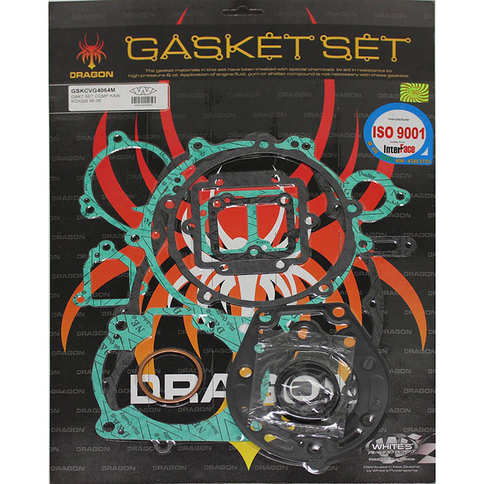 New WHITES Engine Complete Gasket Set For Kawasaki KDX200 1995-2006 #GSKCVG4064M