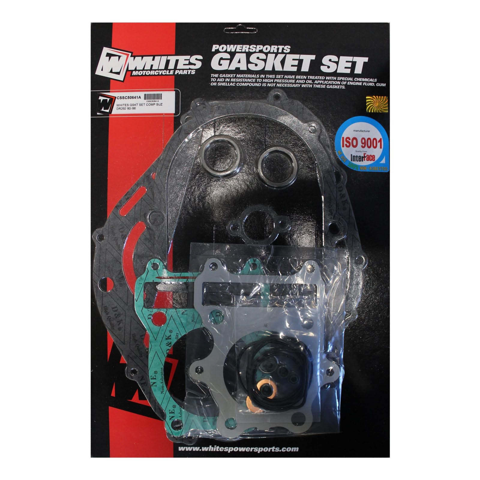 New WHITES Engine Complete Gasket Set For Suzuki DR250 '1980-'1986 #GSSC50641A