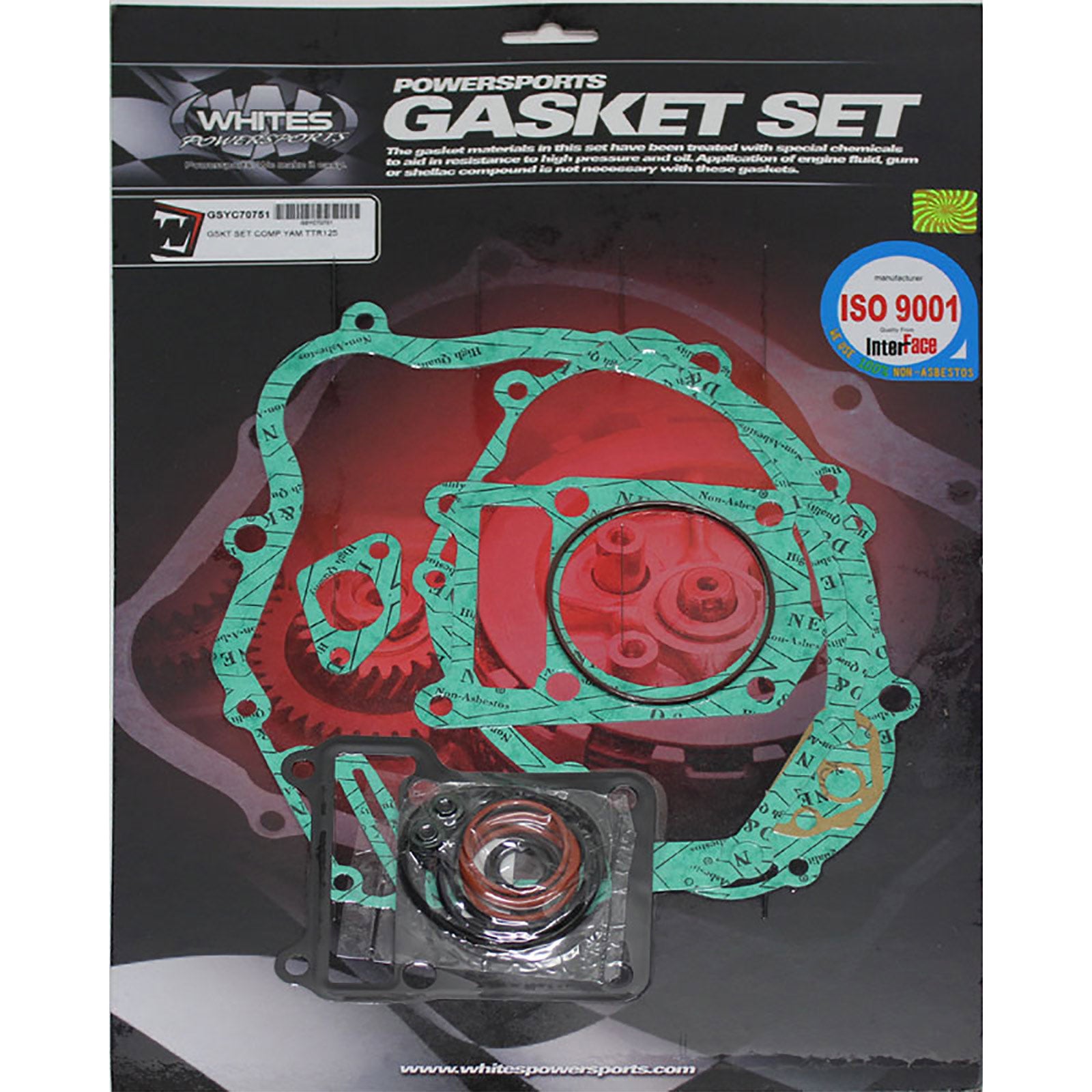 New WHITES Complete Gasket Set For Yamaha TTR125 #GSYC70751