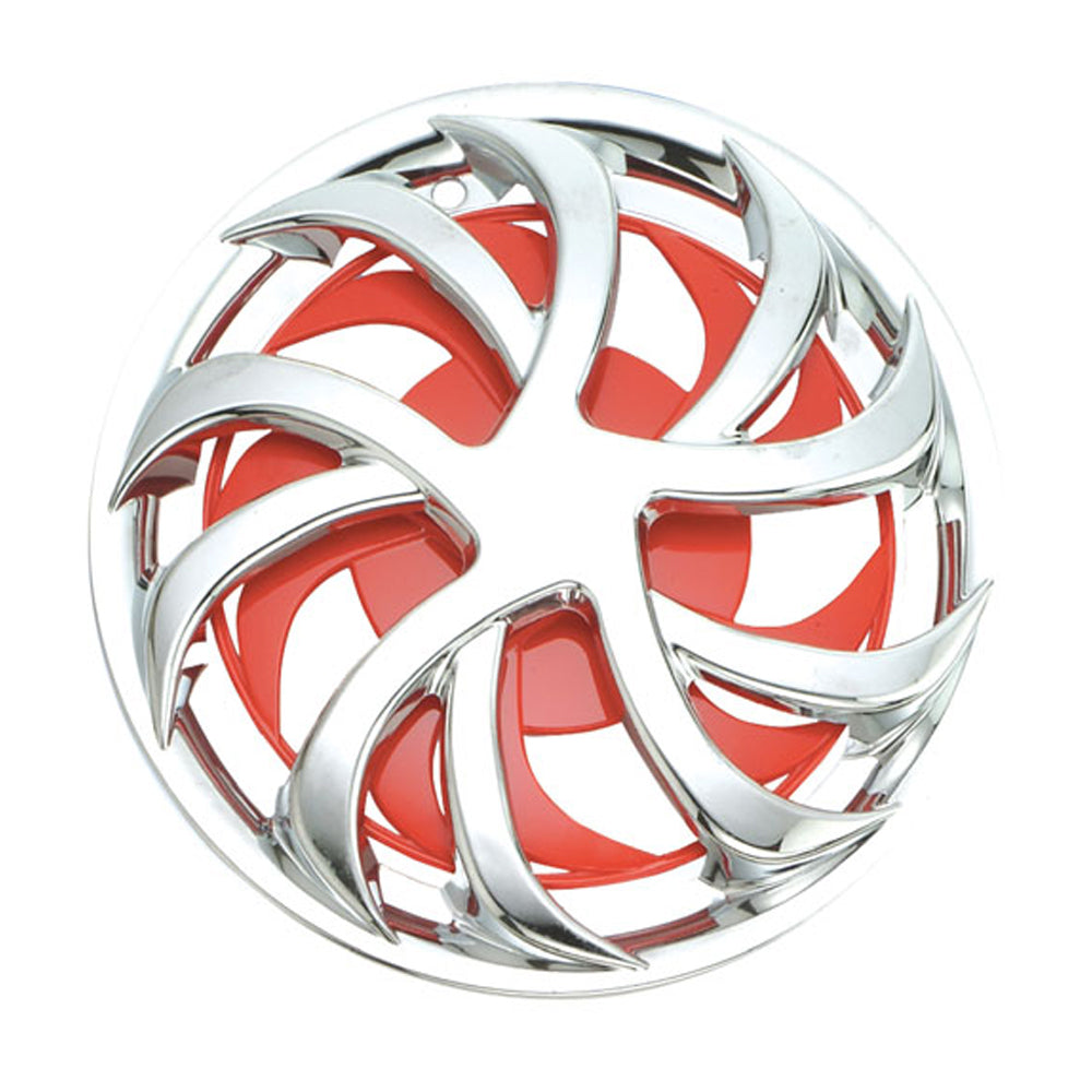 New GEAR-X Red Spinner Single VIPER Wheel Cover 14'' GXS12R-14-1