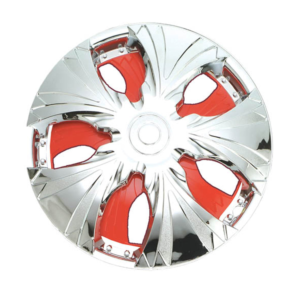 New GEAR-X Red Single MONTPELLIER Wheel Cover 14'' GXS13R-14-1