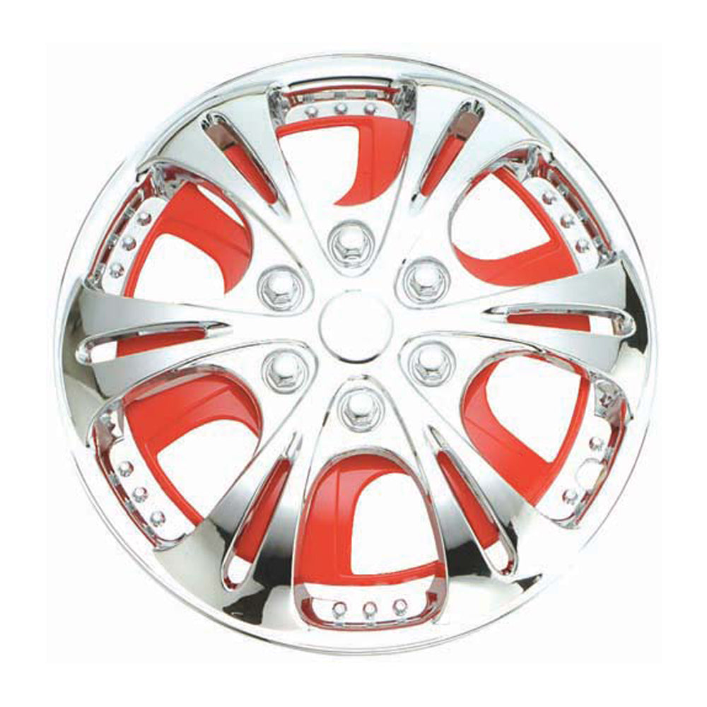New GEAR-X Red Spinner Single NATRIX Wheel Cover 15'' GXS14R-15-1