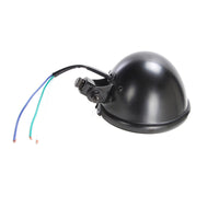 New WHITES Headlight Bates 5 3/4 BTM MNT H4 60/55W - Black #HDHLBATESB