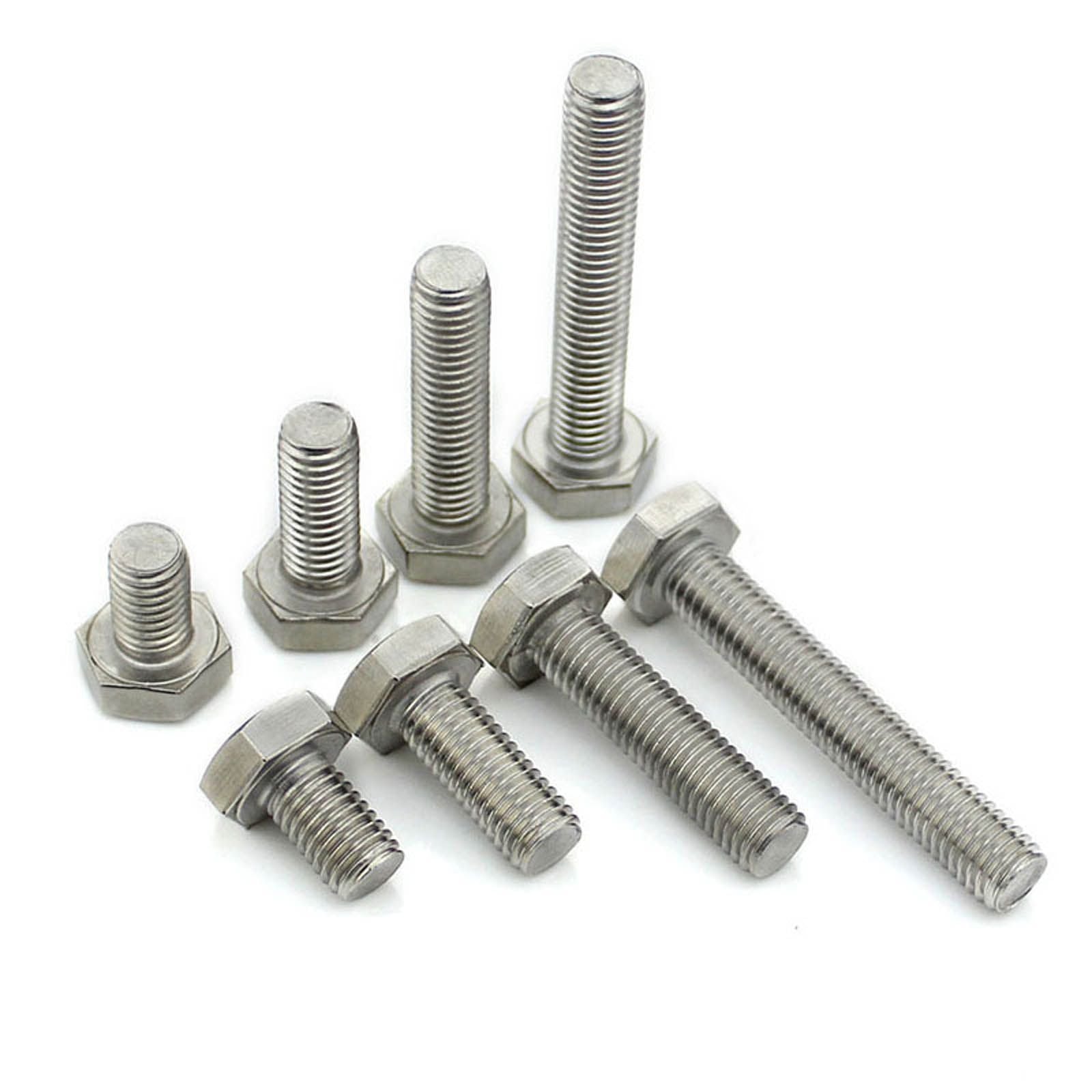 New WHITES Motorcycle Bolt - 8 x 15mm (50 Pack) #HWB8X15