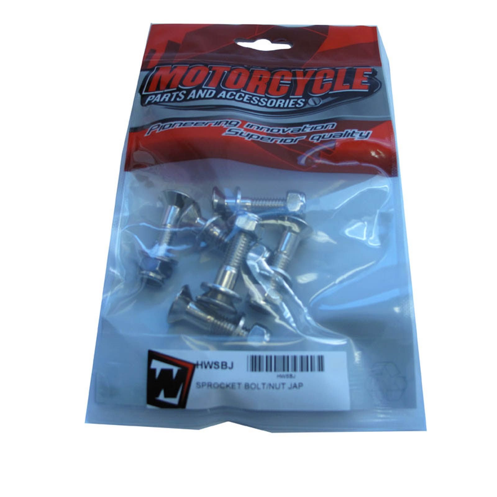 New WHITES Sprocket Bolt / Nut Jap 8 X 29mm #HWSBJ