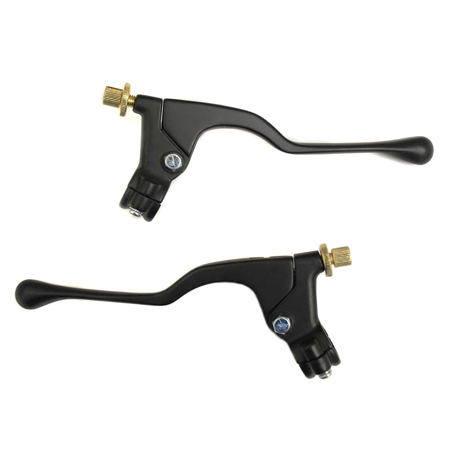 New WHITES Clutch Lever Assemblie Pair Std Black #LAXRPR35
