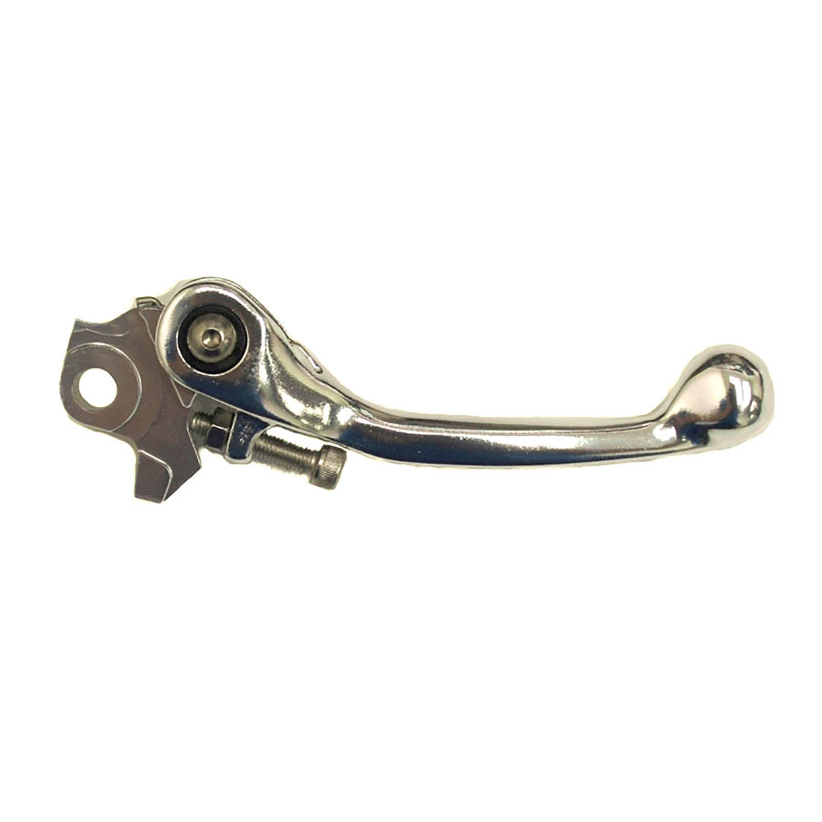 New WHITES Folding Brake Lever YZ/YZF 2007- Sil #LBF007S
