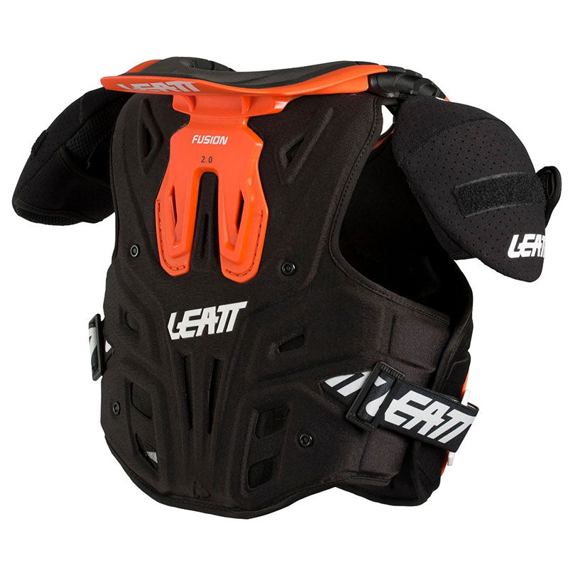 New LEATT 2.0 Junior Fusion Vest - Orange (S / M) (105-125cm) #LE1018010021