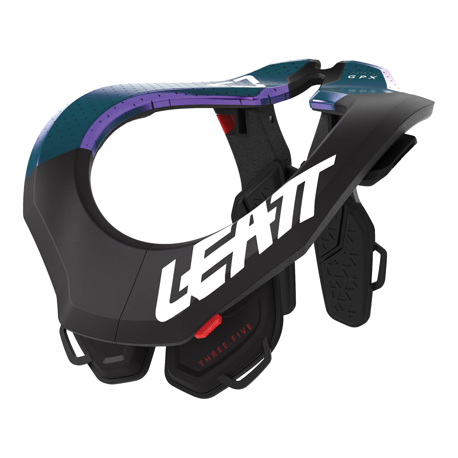 New LEATT Neck Brace GPX 3.5 Black/Purple Junior LE1020003970