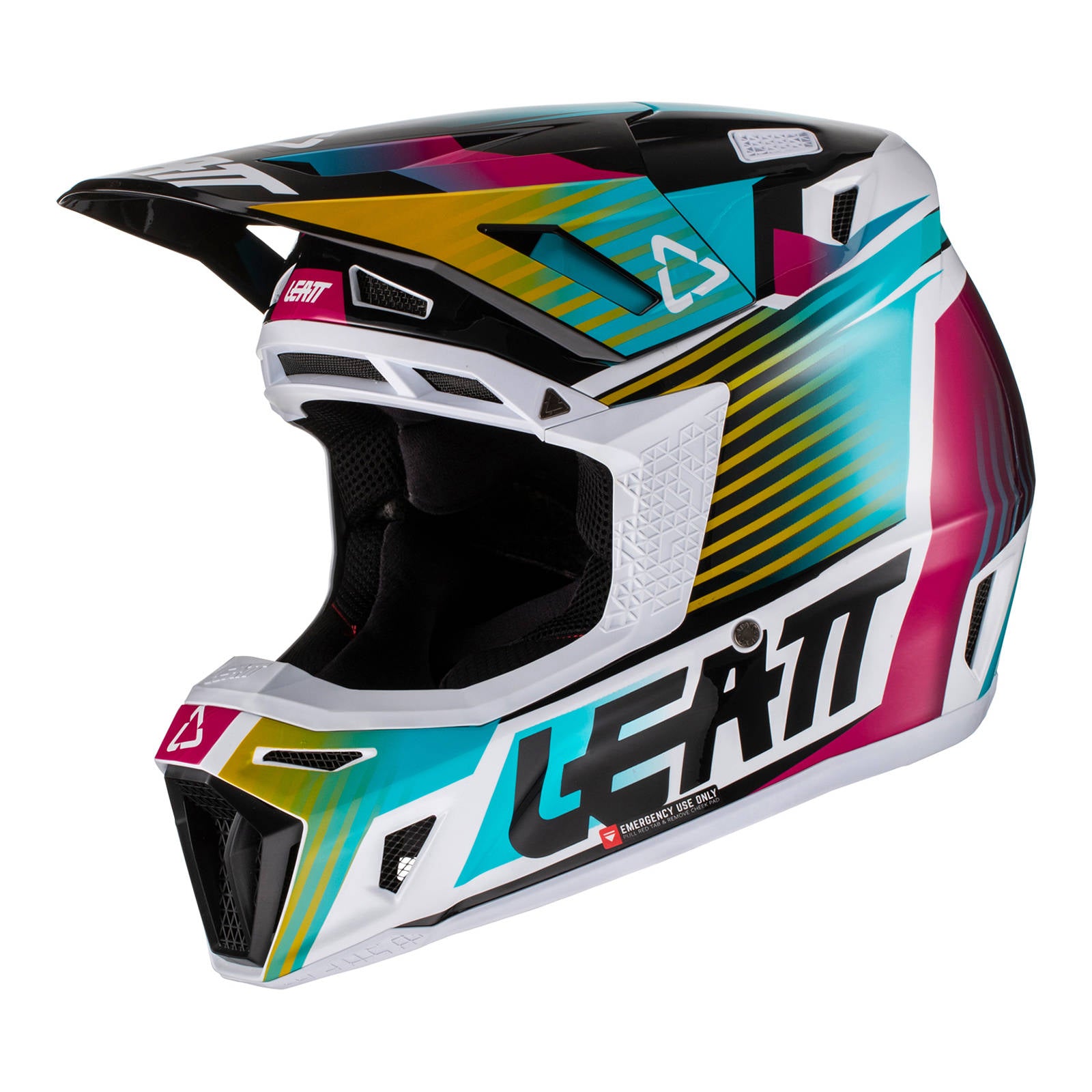 New LEATT 2022 Helmet Kit Moto 8.5 Aqua V22 (LG) LE1022010113