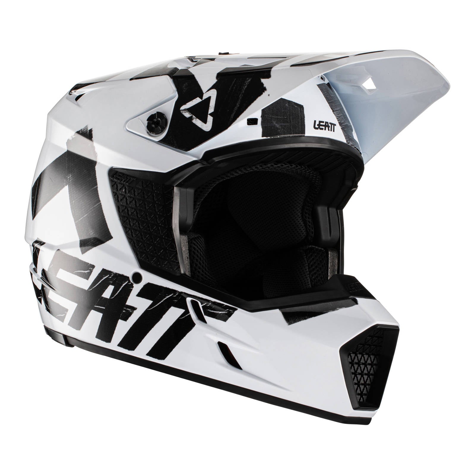 New LEATT 2022 Helmet Moto 3.5 White V22 (LG) LE1022010193
