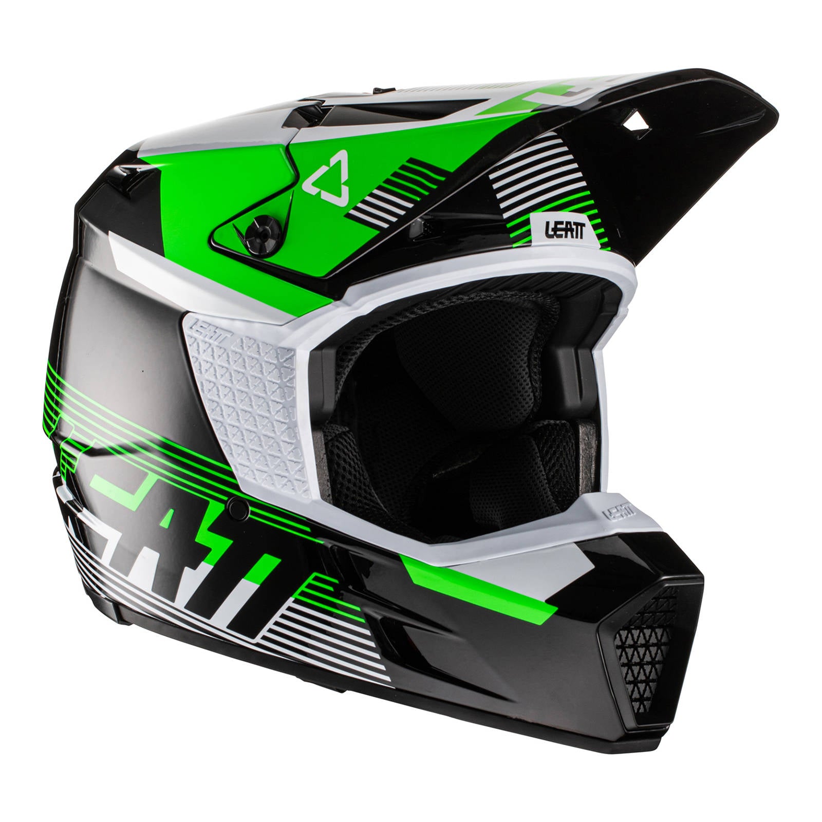 New LEATT 2022 Helmet Moto 3.5 JR Black V22 (LG) LE1022010221