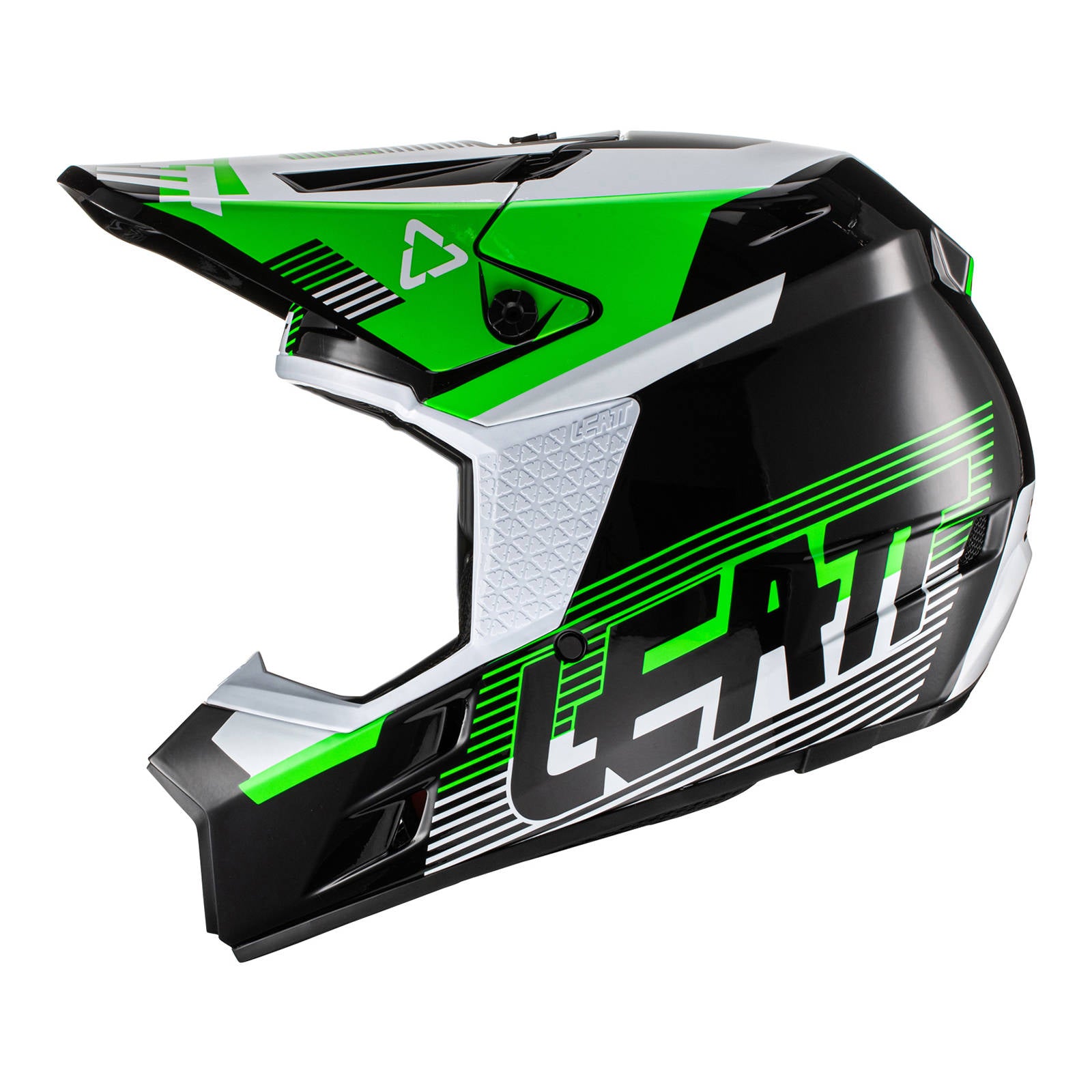 New LEATT 2022 Helmet Moto 3.5 JR Black V22 (LG) LE1022010221