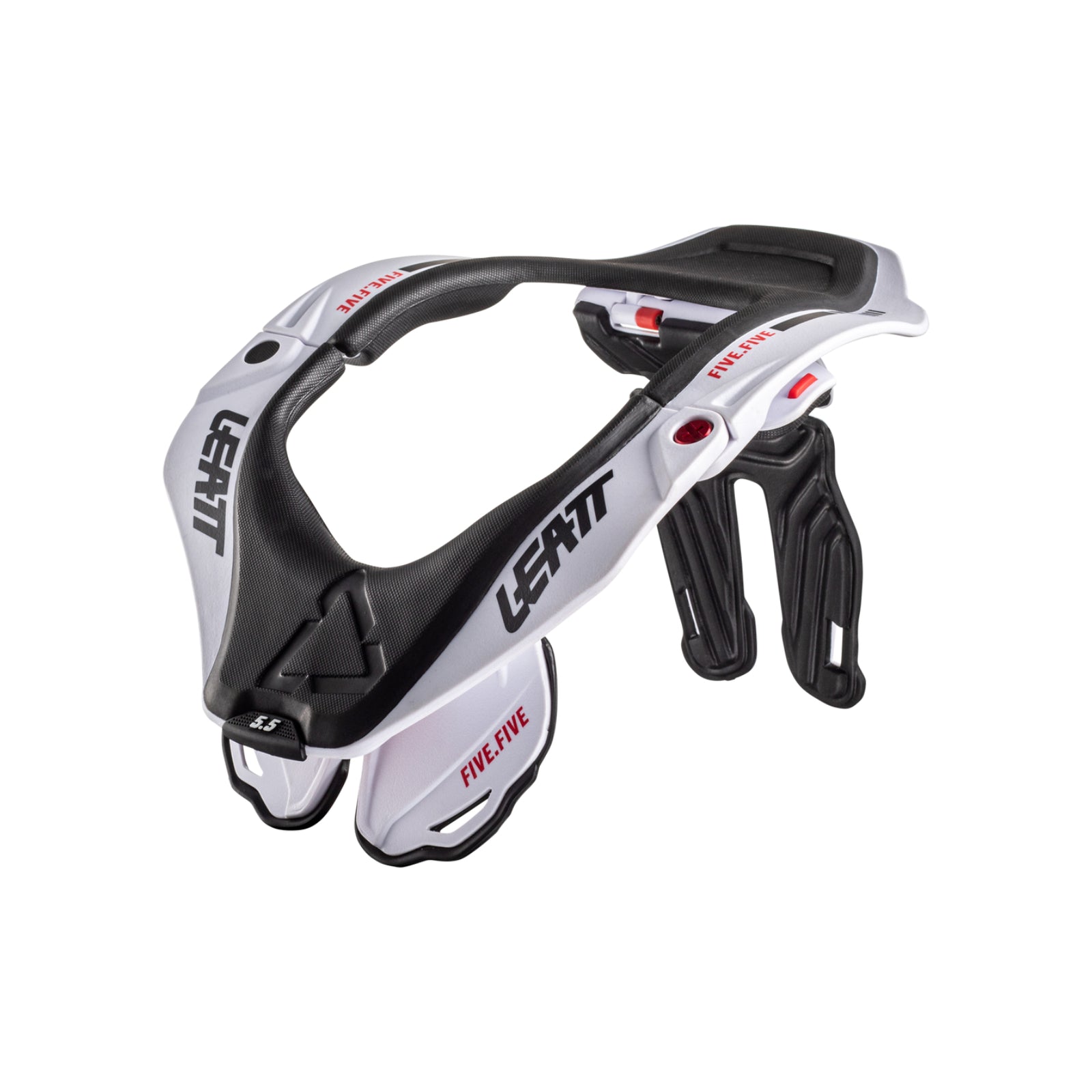 New LEATT 5.5 Neck Brace - White Large / XL #LE1022111761