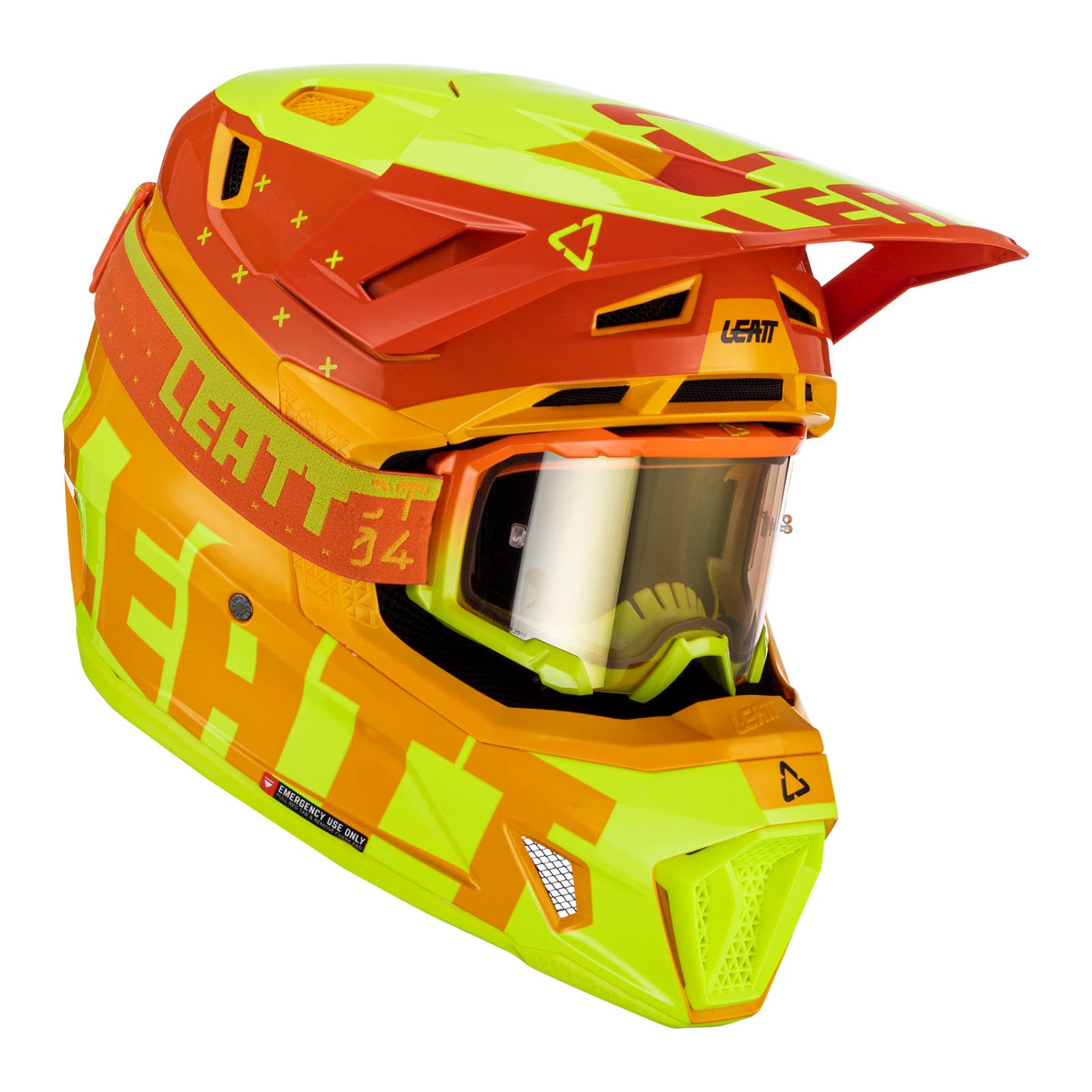New LEATT 7.5 Helmet Kit - Citrus (XL) #LE1023010704