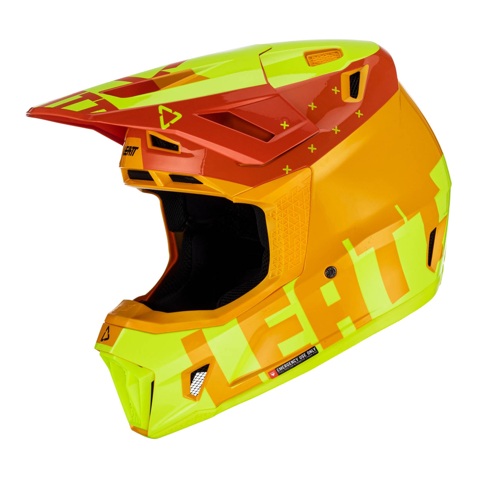 New LEATT 7.5 Helmet Kit - Citrus (XL) #LE1023010704