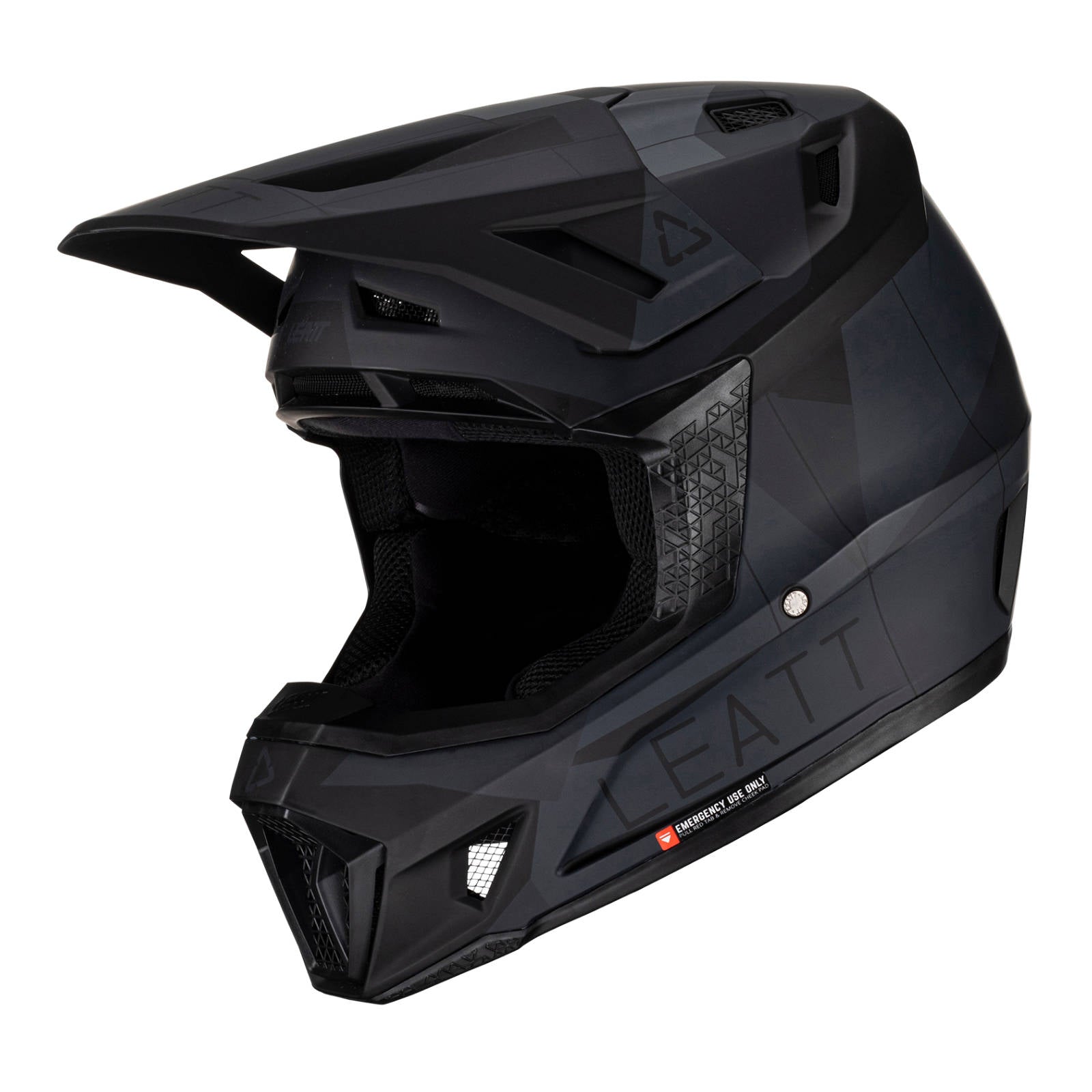 New LEATT 7.5 Helmet Kit - Stealth (2XL) #LE1023010905