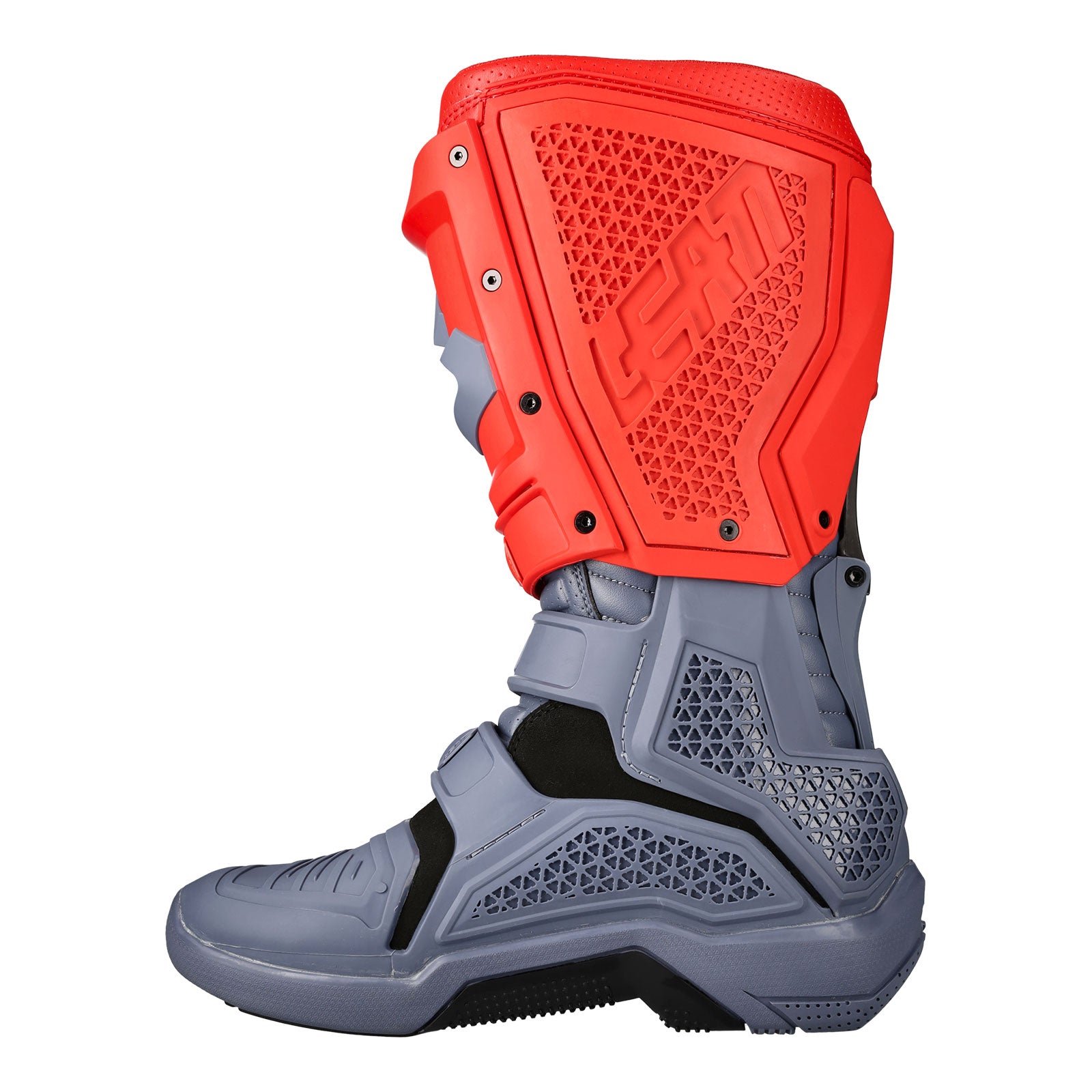 New LEATT 5.5 Flexlock Off Road Boot v. 22 - Graphene / Red #LE3022060111