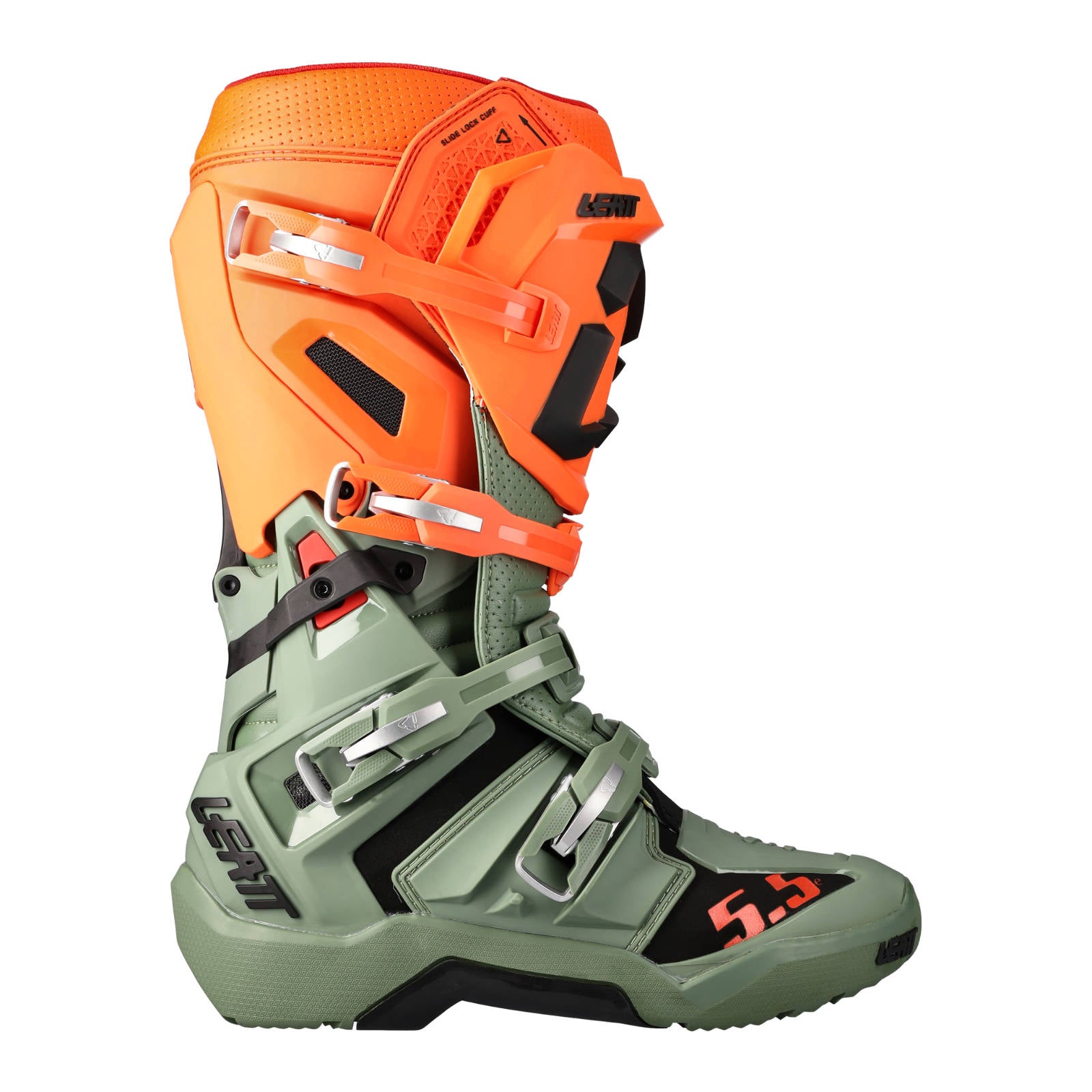LEATT 5.5 Flexlock Enduro Off Road Boot v.23 - Cactus (47 / 12) #LE3022060125