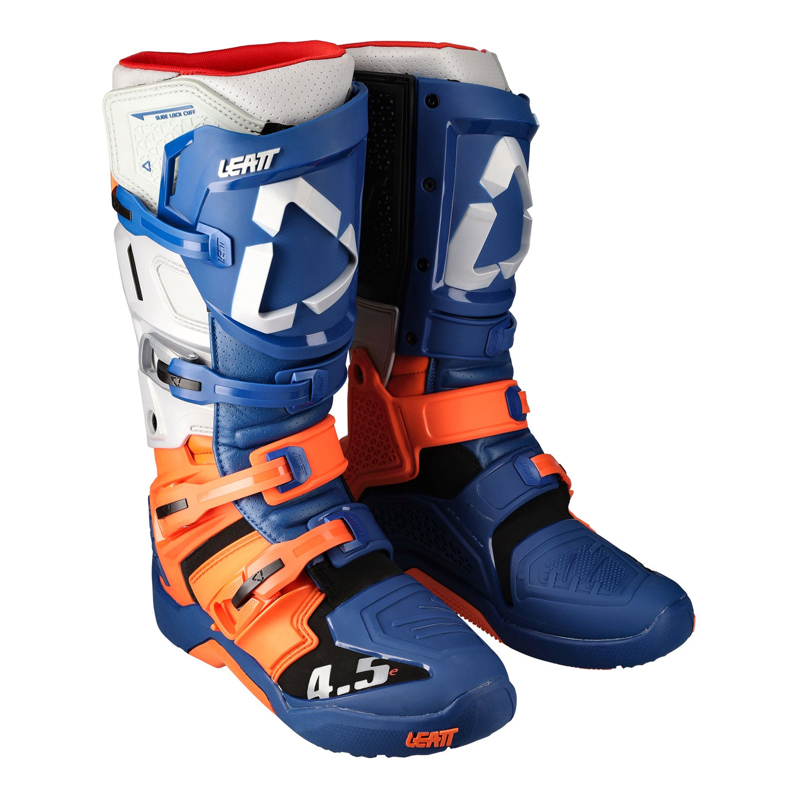 New LEATT 2022 Boot 4.5 Enduro US10 / EU44.5 Blue/Orange/Grey LE3022060153
