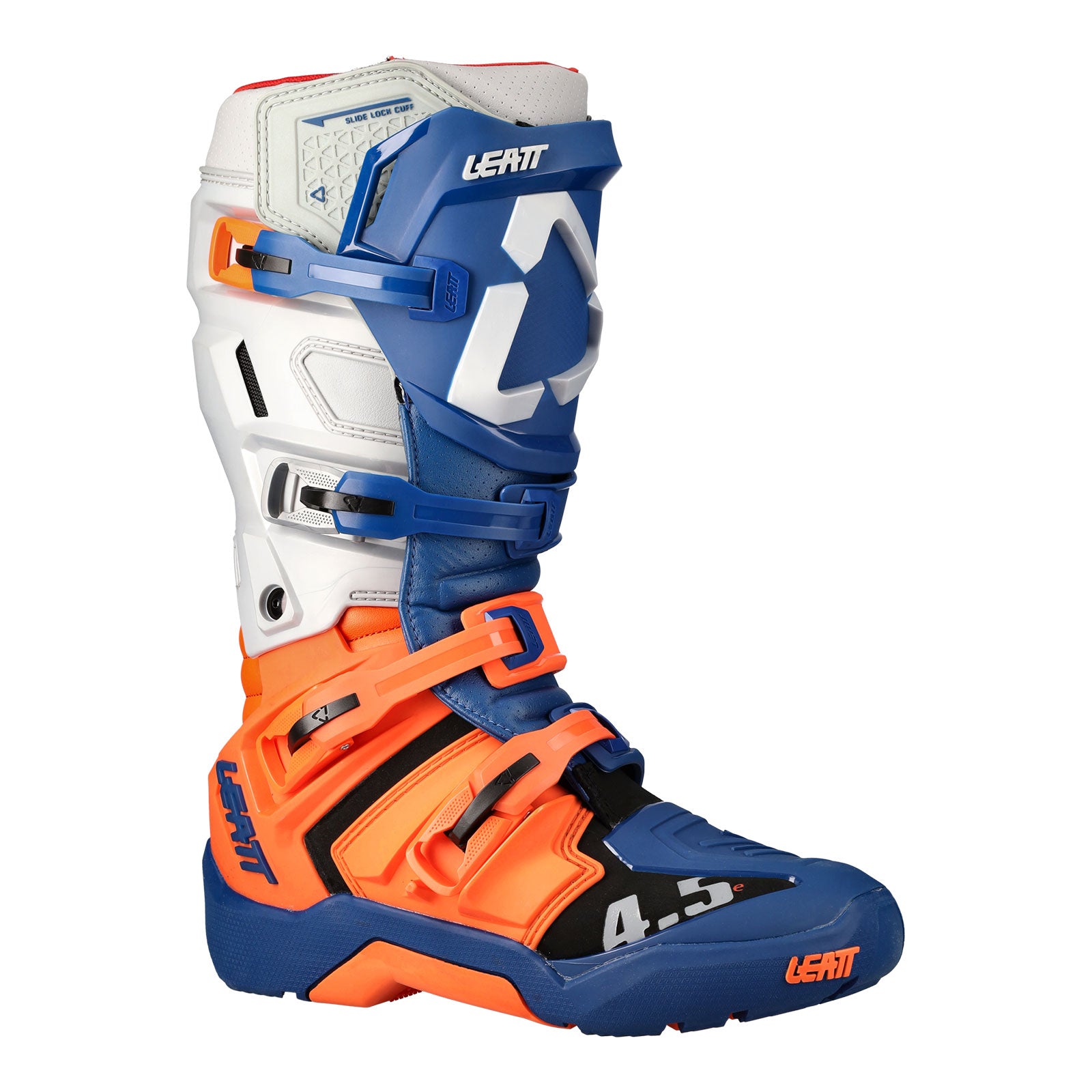 New LEATT 2022 Boot 4.5 Enduro US12 / EU47 Blue/Orange/Grey LE3022060155