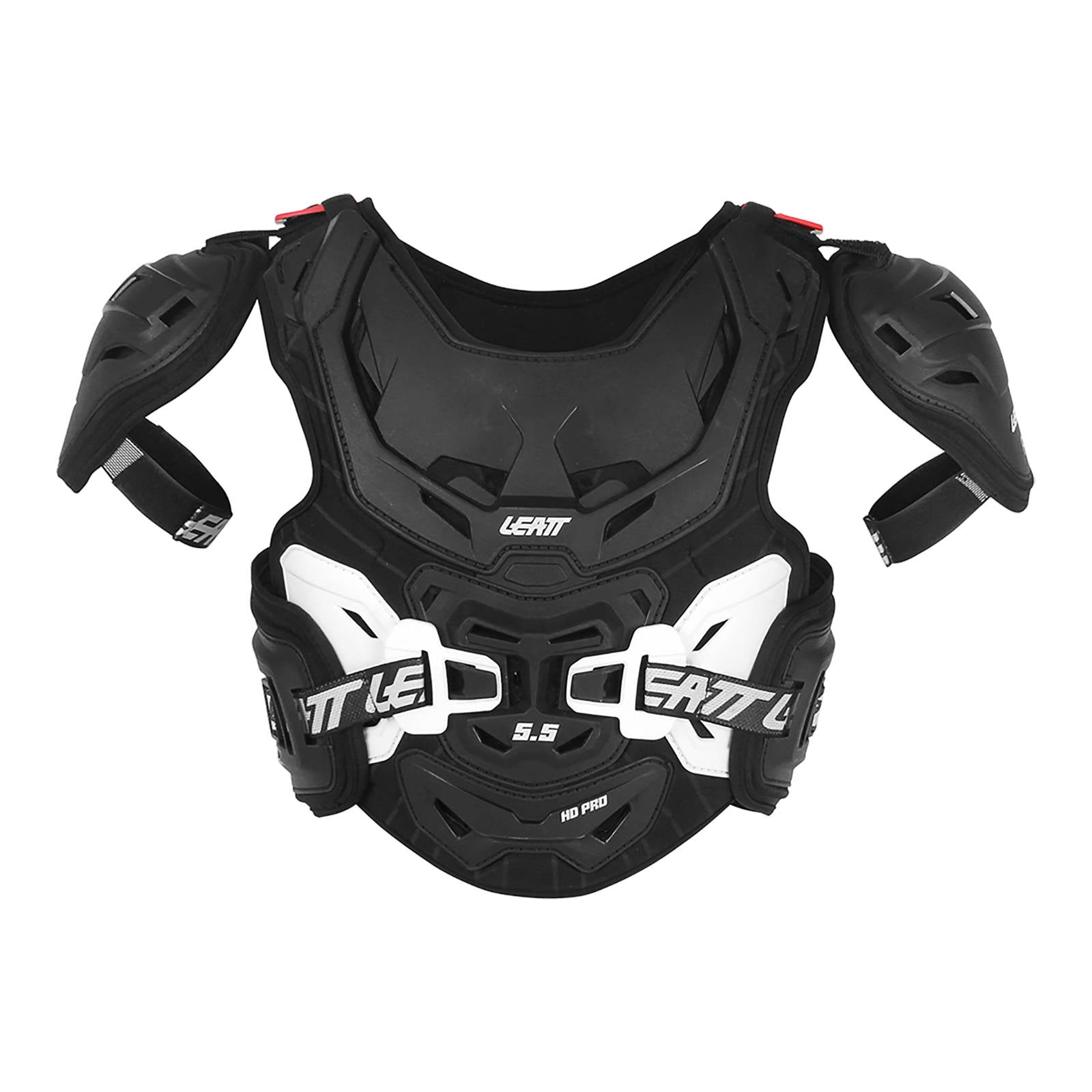 New LEATT Chest Protector 5.5 Pro HD Black / White JNR #LE5014210131