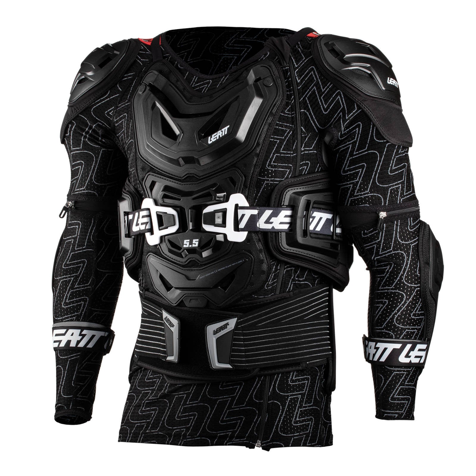 New LEATT Body Protector 5.5 Black - Lage / XL 172-184CM #LE5015400101