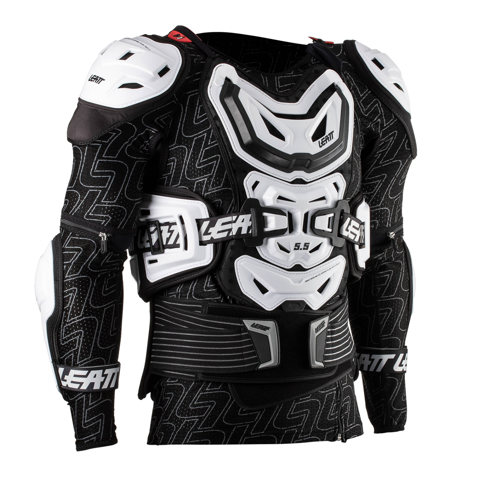 New LEATT Body Protector 5.5 White (Large/XL) 172-184CM #LE5015400111