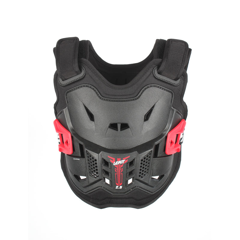 New LEATT Chest Protector 2.5 Black / Red Kids 110-134CM #LE5016100601