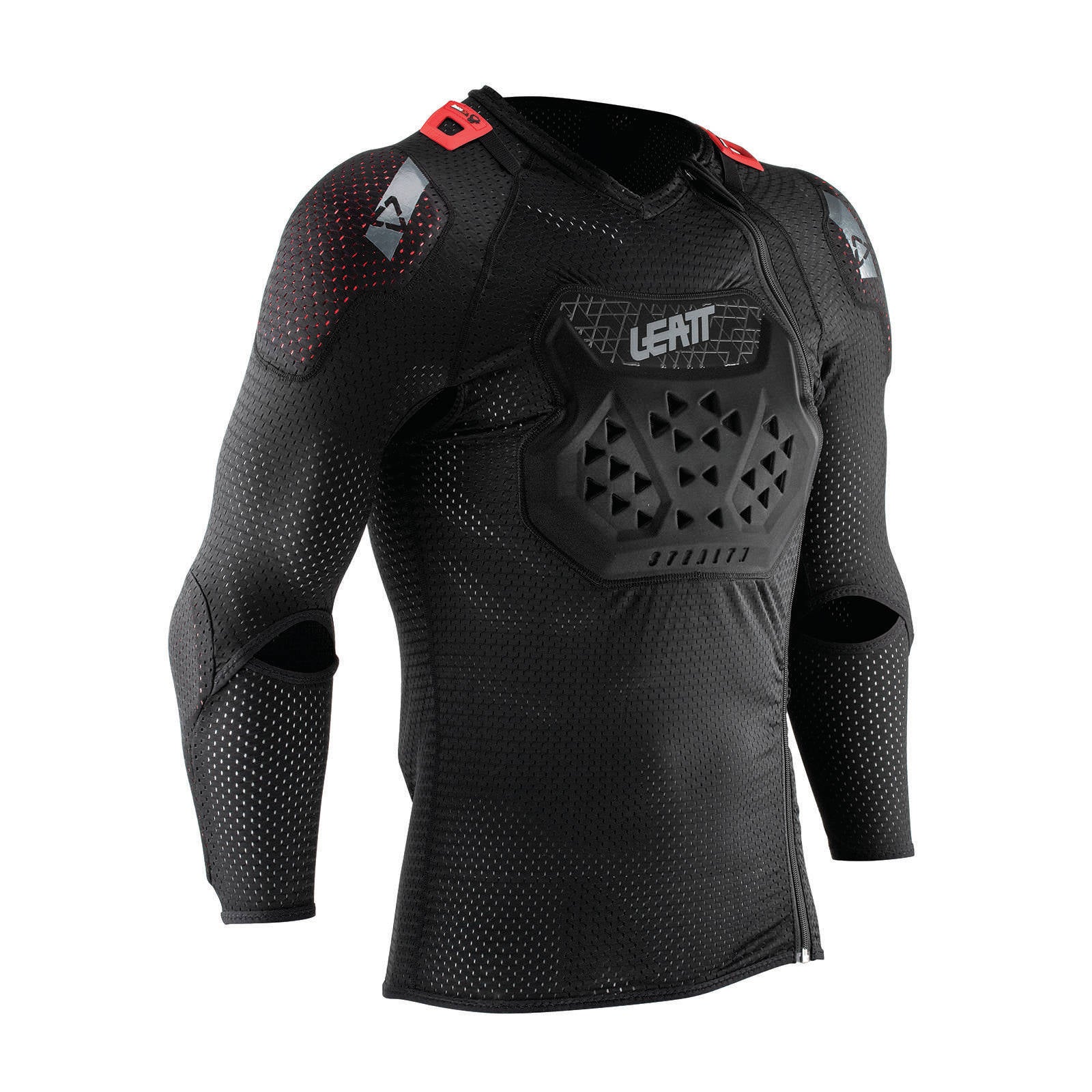 New LEATT Airflex Stealth Body Protector - Black (M) #LE5020004221