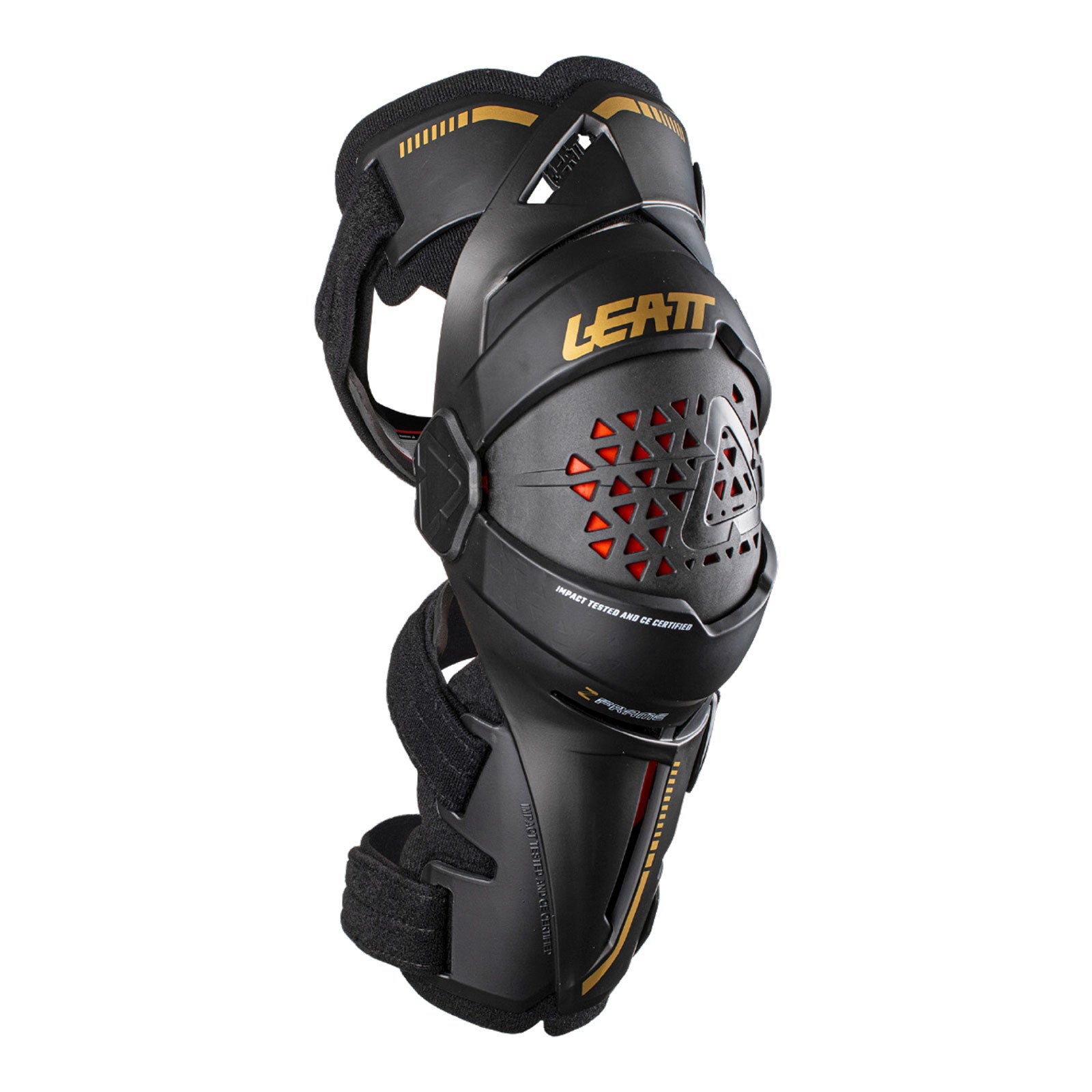 New LEATT Z-Frame Knee Brace Pair - Black - Medium #LE5022121901