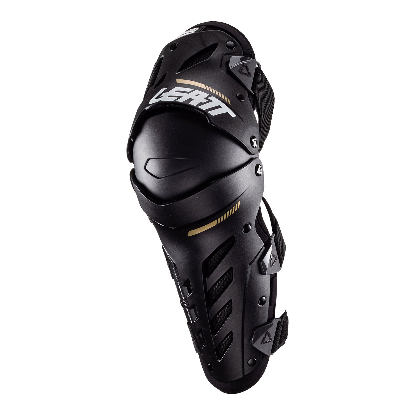 New LEATT Knee & Shin Guard Dual Axis Black - Small / Medium #LE5022141230