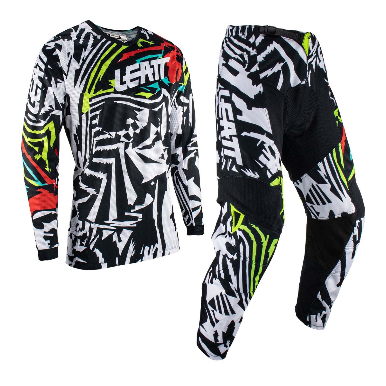 New LEATT Off-Road 2023 3.5 Ride Kit - Zebra (S) #LE5023032901