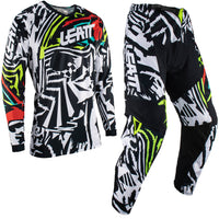 New LEATT Off-Road 2023 3.5 Junior Ride Kit - Zebra (M) #LE5023033103