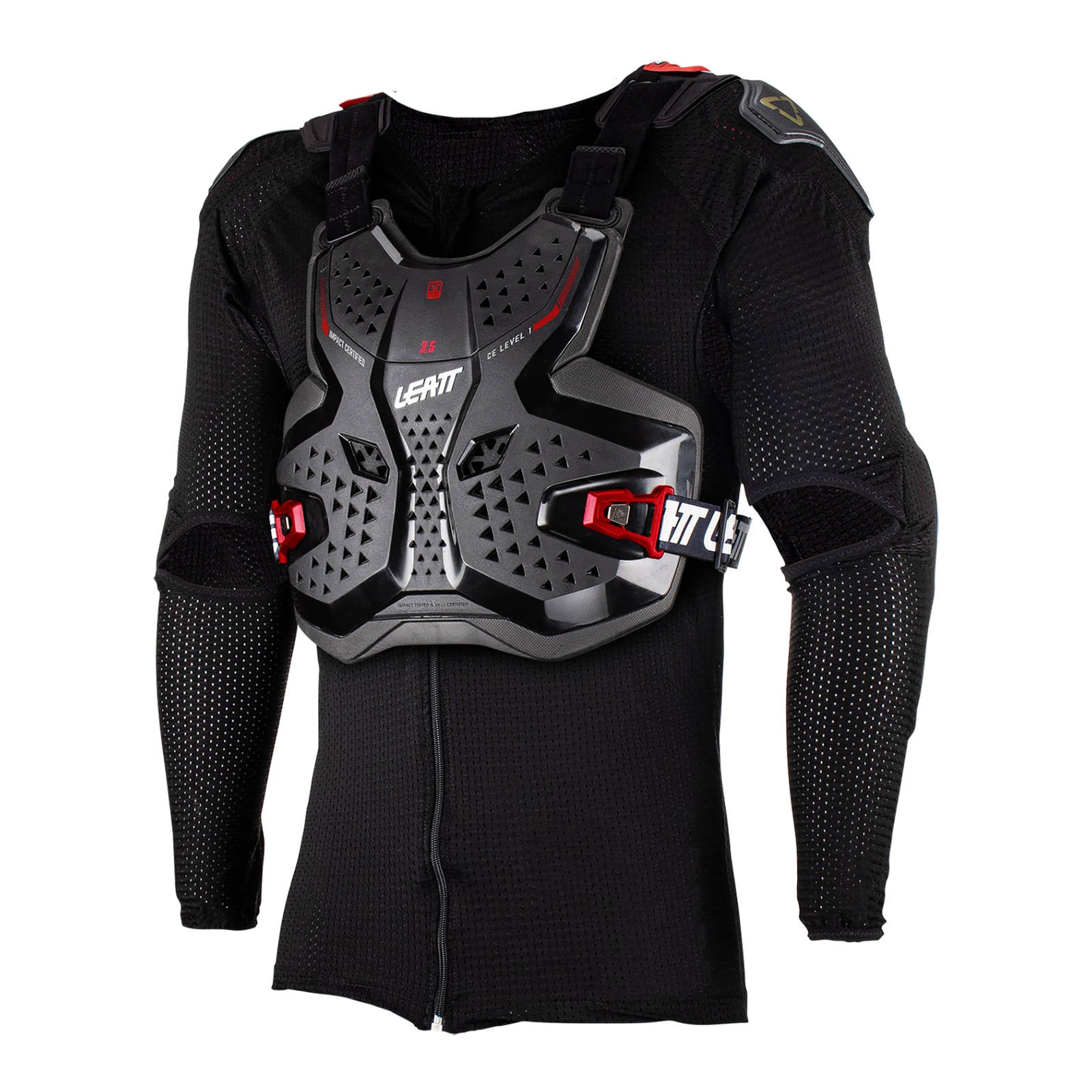 LEATT Body Protector 3.5 JNR Black / Red - Large / XL 147-159CM #LE5023050951