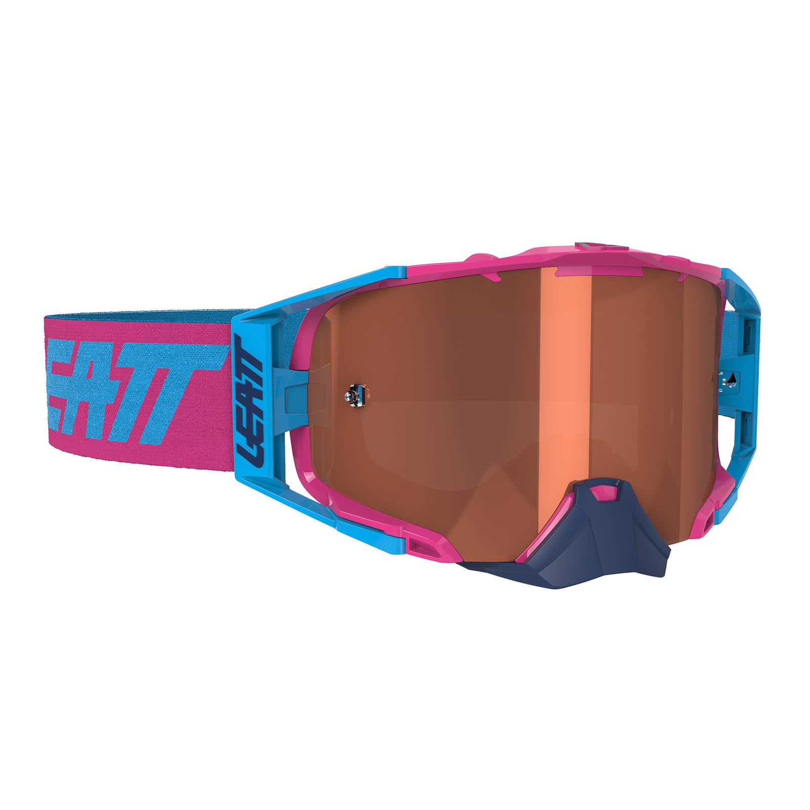 New LEATT 6.5 Velocity Google - Pink/Cyan / Rose UC 32% #LE8019100036