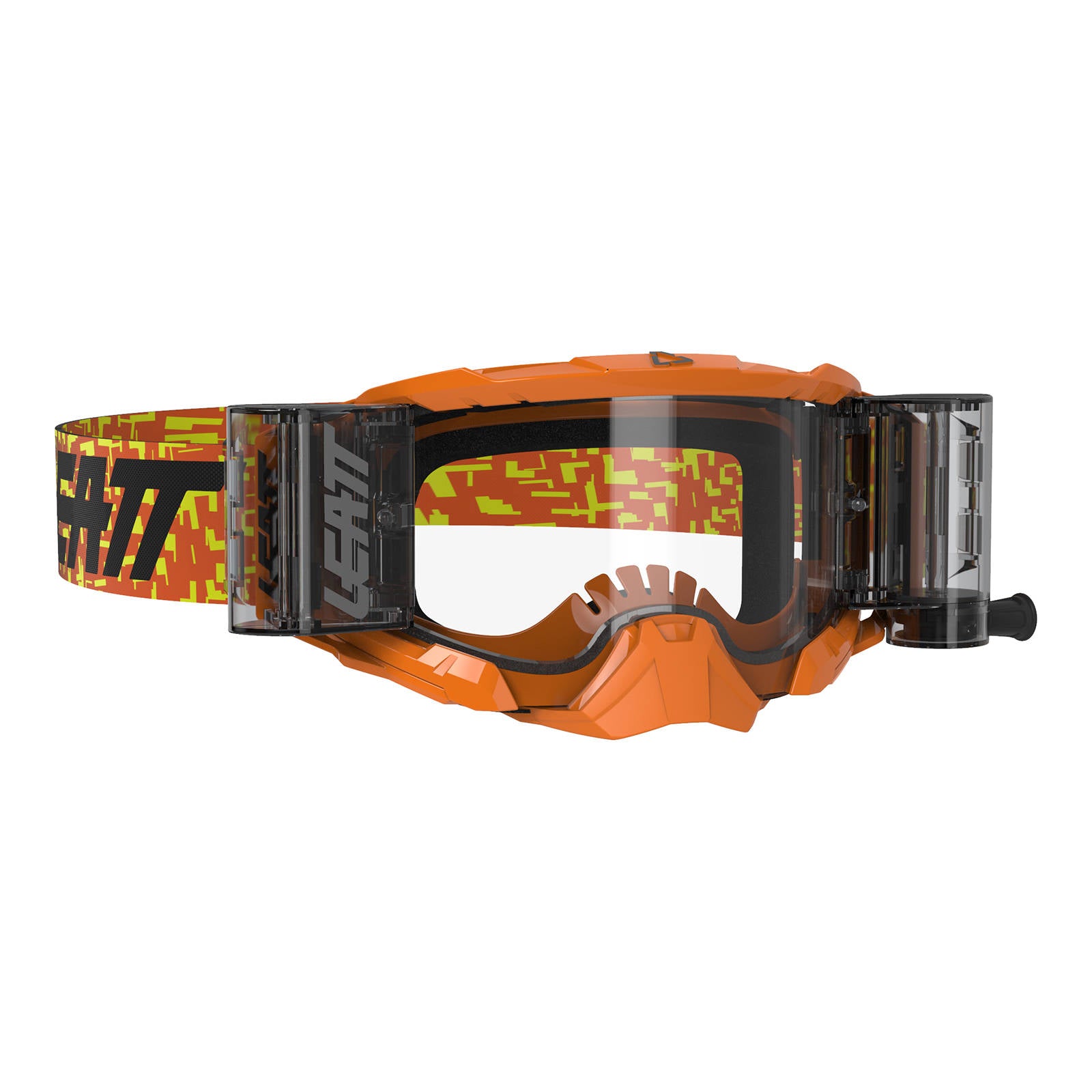 New LEATT Goggle Velocity 5.5 Roll-Off N-Orange Clear 83% LE8020001085