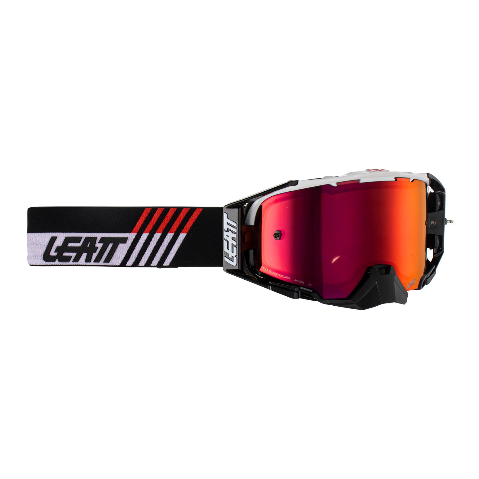 New LEATT 6.5 Velocity Google Iriz - White / Red 28% #LE8023020130