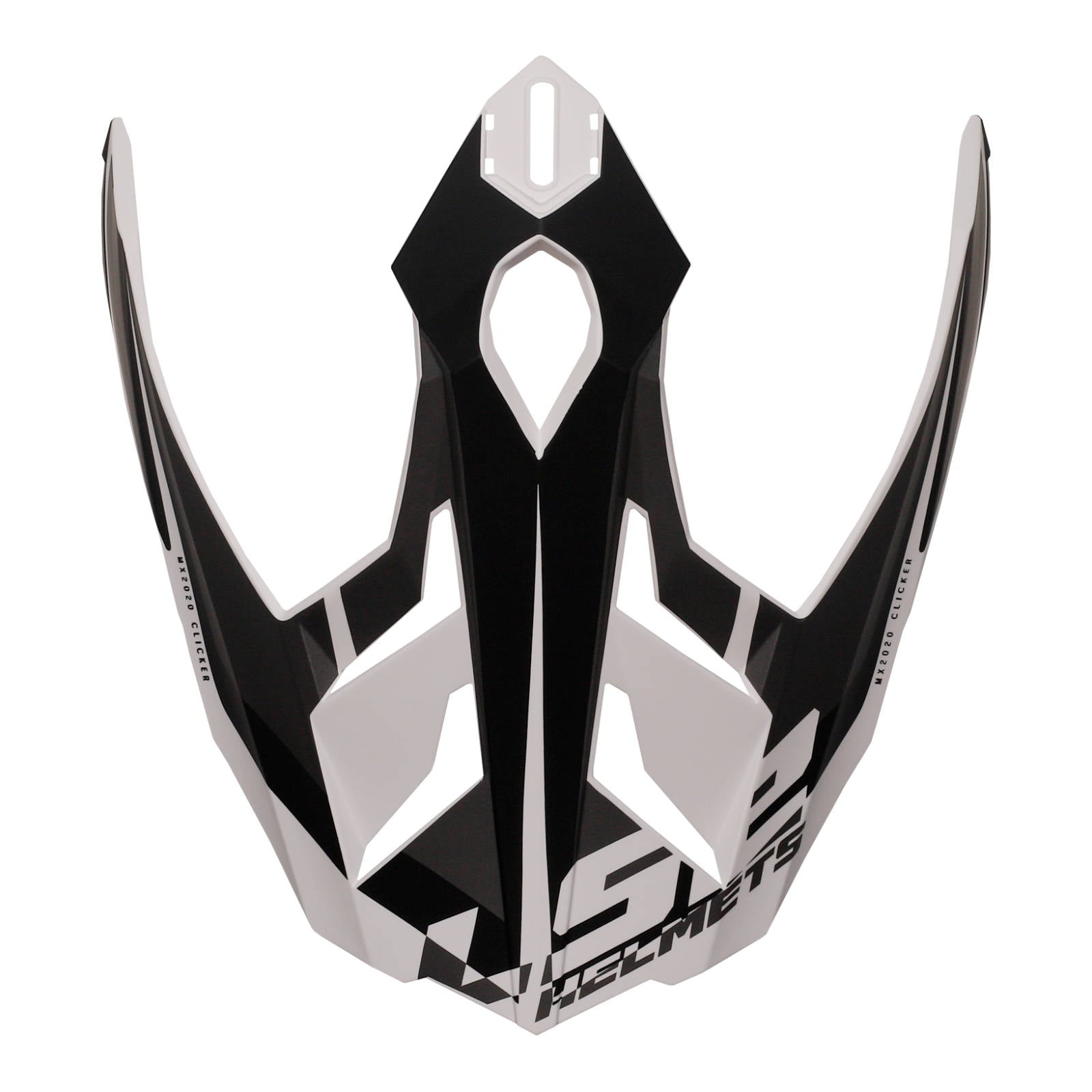 New LS2 MX701 Helmet Peak Alter Matt Black White #LS2800701PEK04