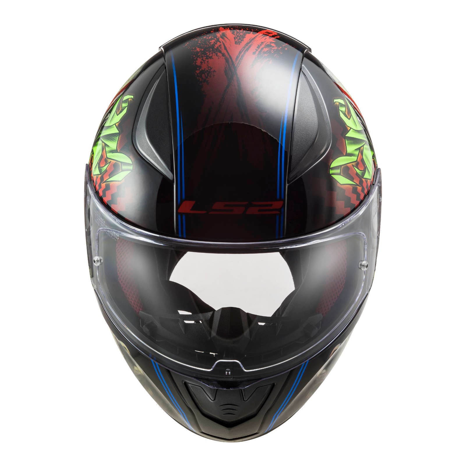 New LS2 FF353 Rapid Happy Helmet - Black / Red (3XL) #LS2FF353HAPPY3XL