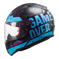 New LS2 FF353 Rapid Player Helmet - Black / Blue (XS) #LS2FF353PLAYERXS