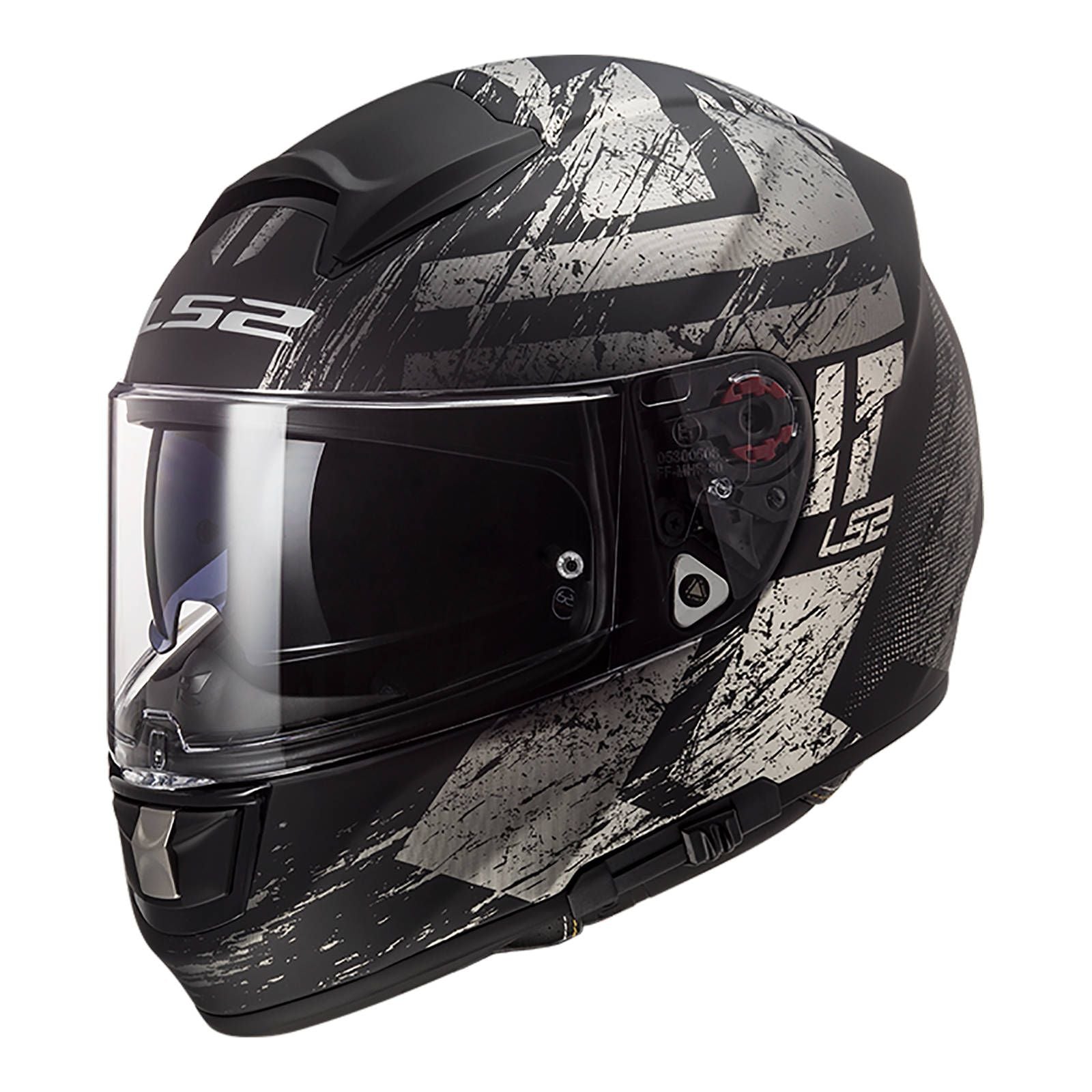 LS2 FF397 Vector EVO Hunter Helmet - Matte Black / Titanium (XL) LS2FF397HUMBTXL