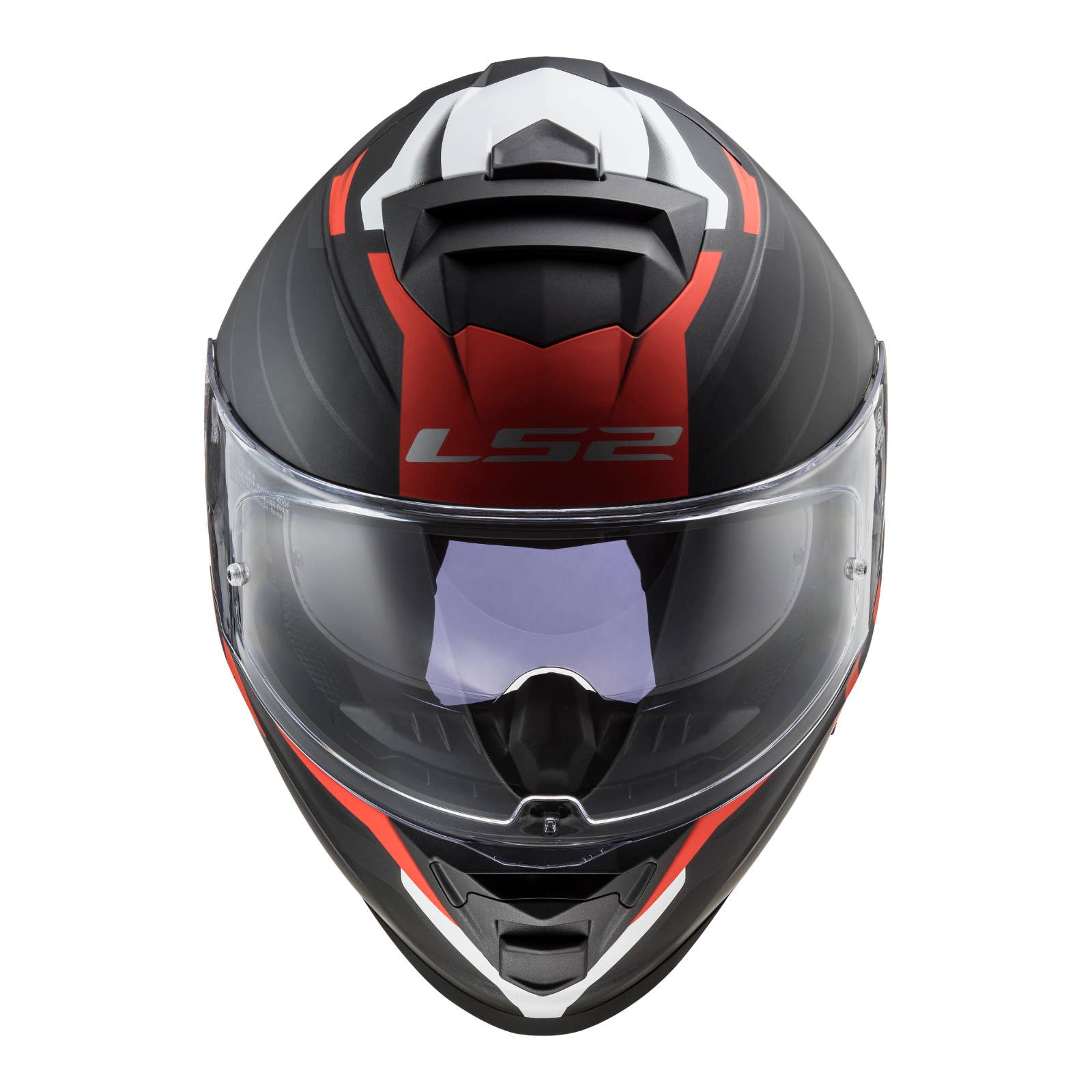 New LS2 Ff800 Storm Nerve Helmet - Matte Black / Red (2XL) LS2FF800NERVBLKRD2XL