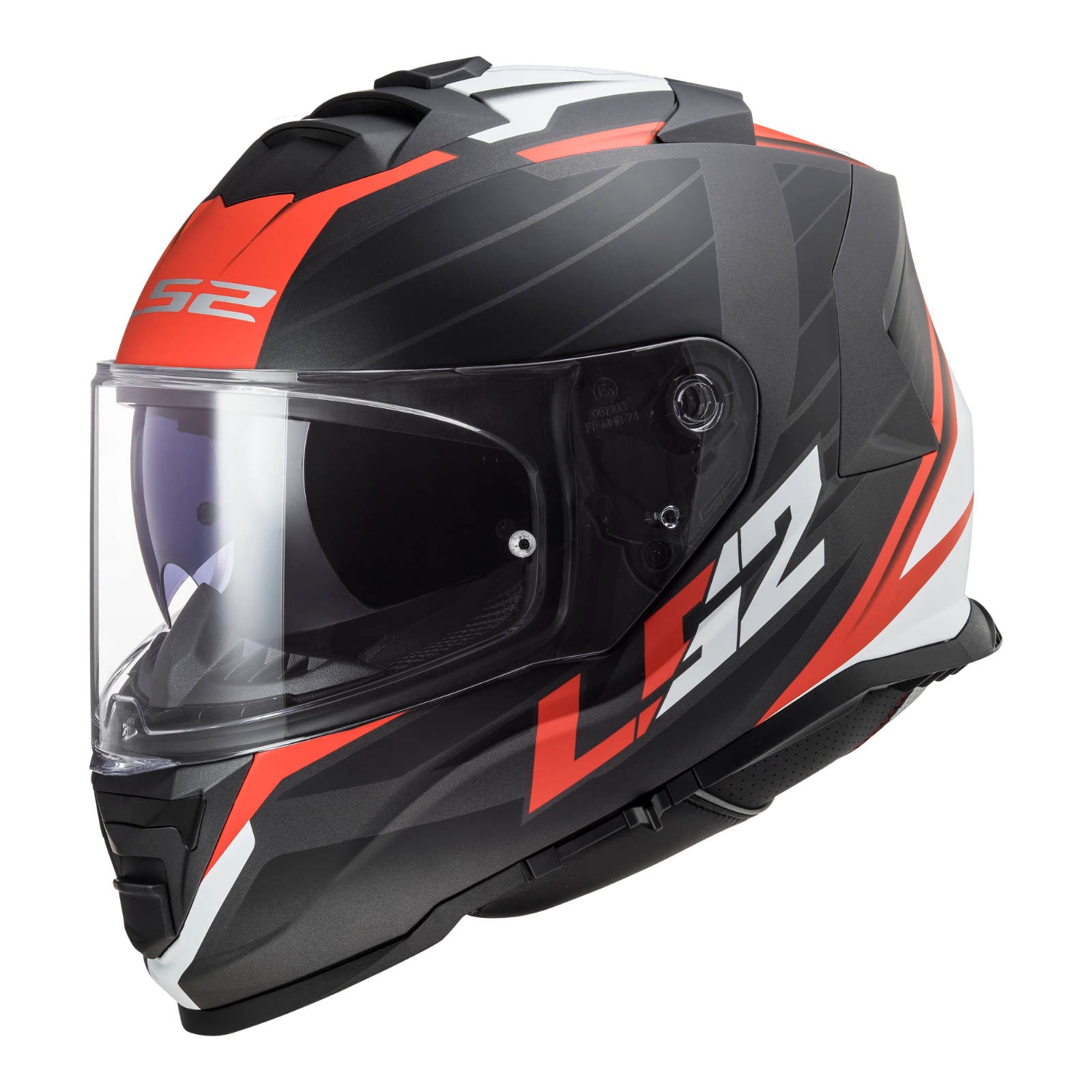 New LS2 Ff800 Storm Nerve Helmet - Matte Black / Red (XL) LS2FF800NERVBLKRDXL