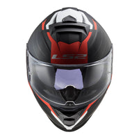 New LS2 Ff800 Storm Nerve Helmet - Matte Black / Red (XS) LS2FF800NERVBLKRDXS