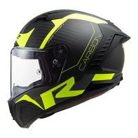 New LS2 FF805C Thunder Carbon Helmet - Hi-Vis / Yellow (L) #LS2FF805BLKHVY6KL