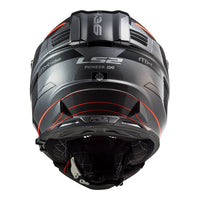 LS2 Pioneer Evo Knight Helmet - Titanium / Fluro Orange (3XL) #LS2MX436EKNTO3XL