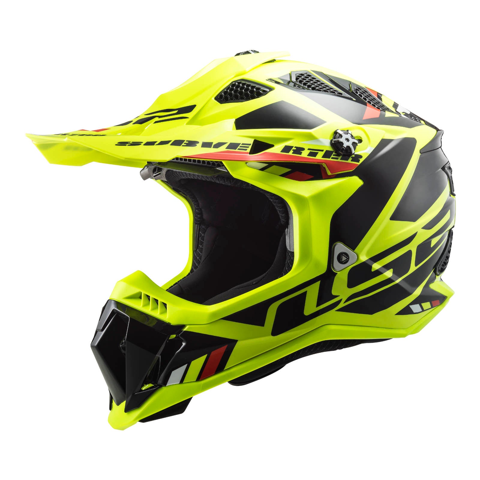 LS2 MX700 Subverter EVO Stomp Helmet - Hi-Vis / Yellow / Black (XL)